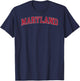 Maryland Lacrosse Lover Maryland Family Vacation Camping T-Shirt - T-Shirt | Navy
