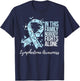 Family Support Lymphedema Awareness T-Shirt - T-Shirt | Navy