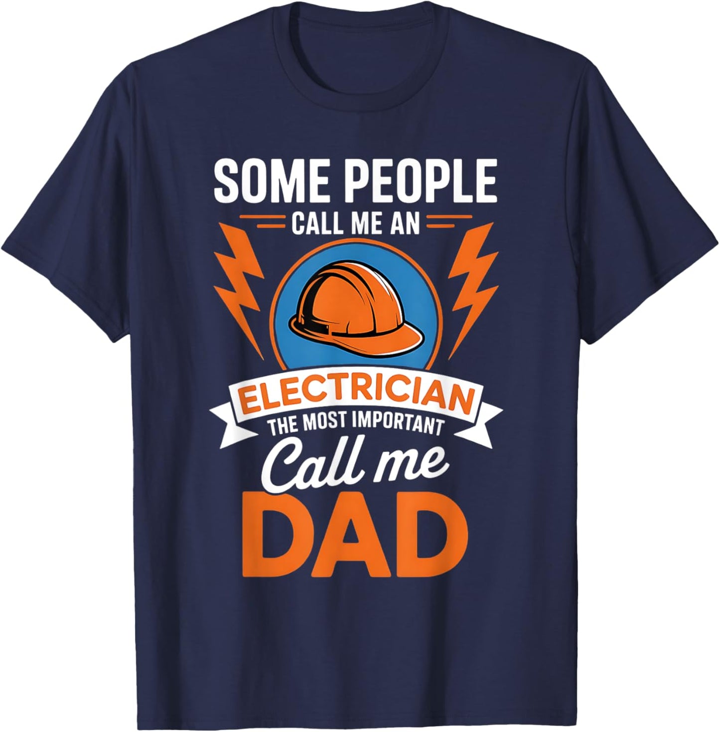 Citation de père électricien T-Shirt - T-Shirt | Navy