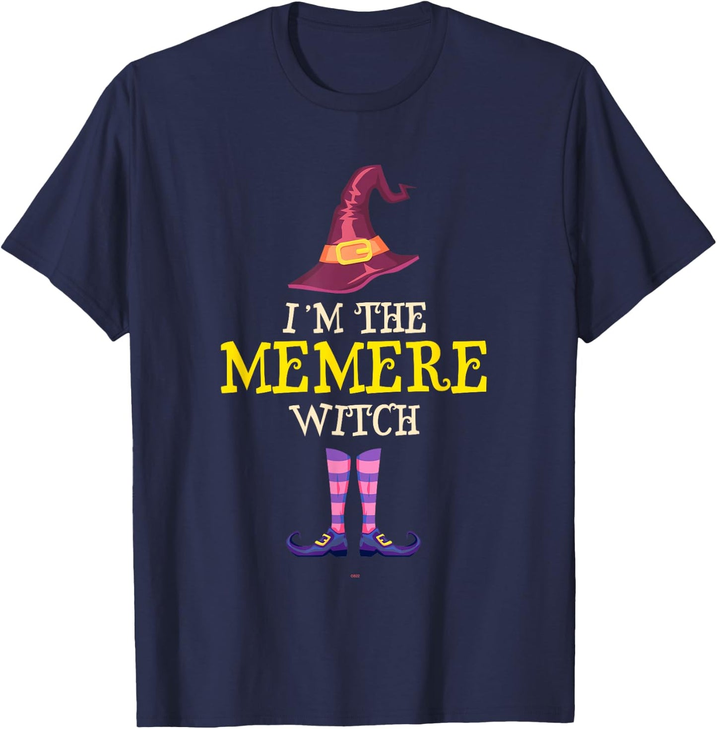 I'm The Memere Witch Costume Halloween Funny T-Shirt - T-Shirt | Navy