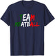 Team Meatball New Jersey Garden NJ Shore Italian Flag T-Shirt - T-Shirt | Navy
