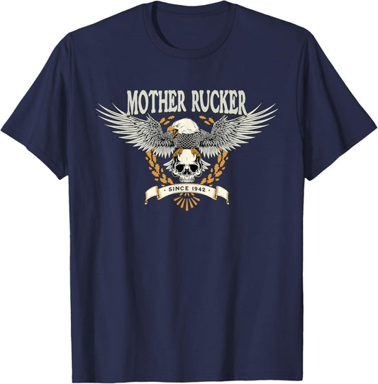 MOTHER RUCKER, Since 1942 T-Shirt - T-Shirt | Navy