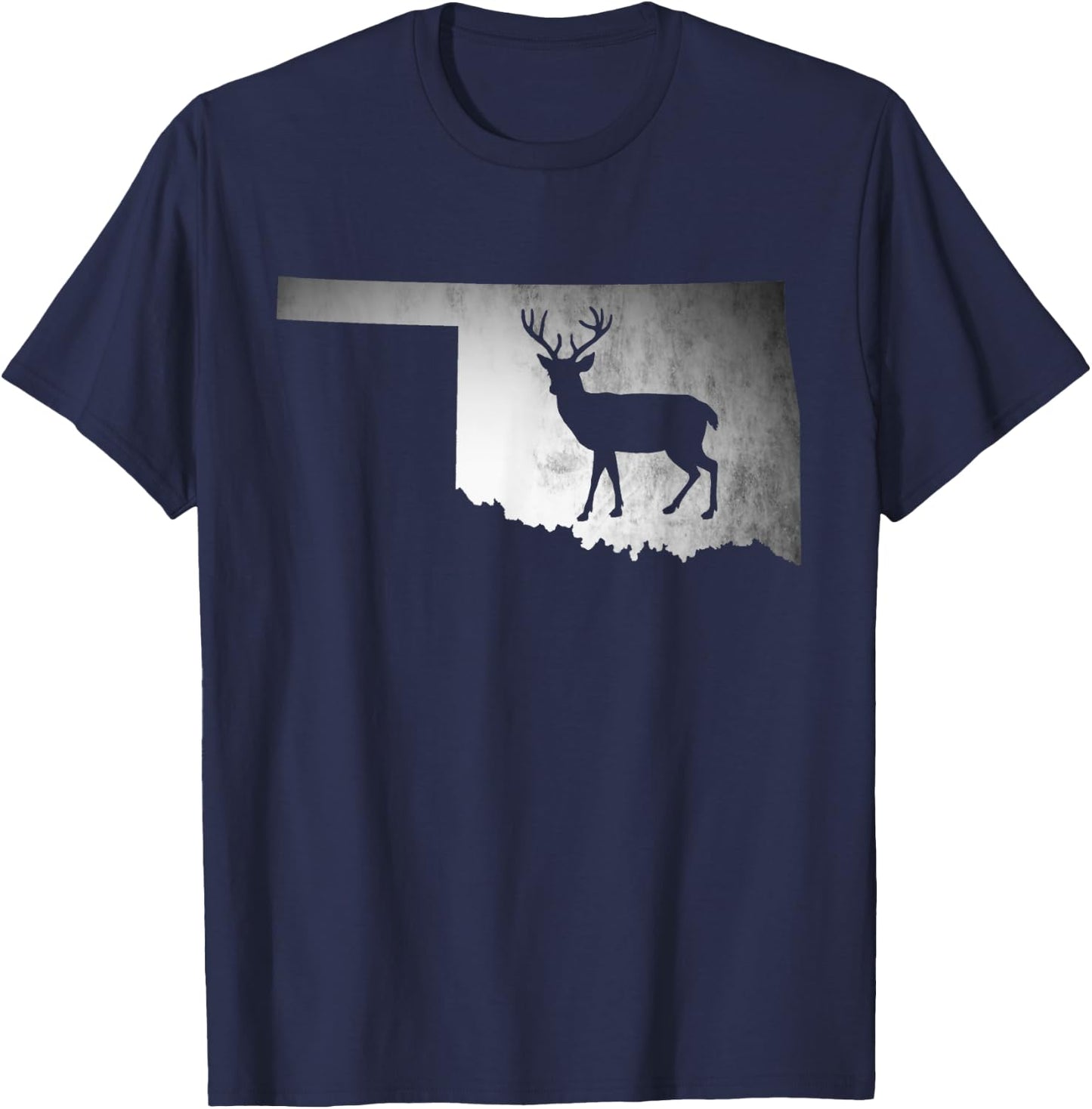 Oklahoma Deer Hunting T-Shirt - T-Shirt | Navy