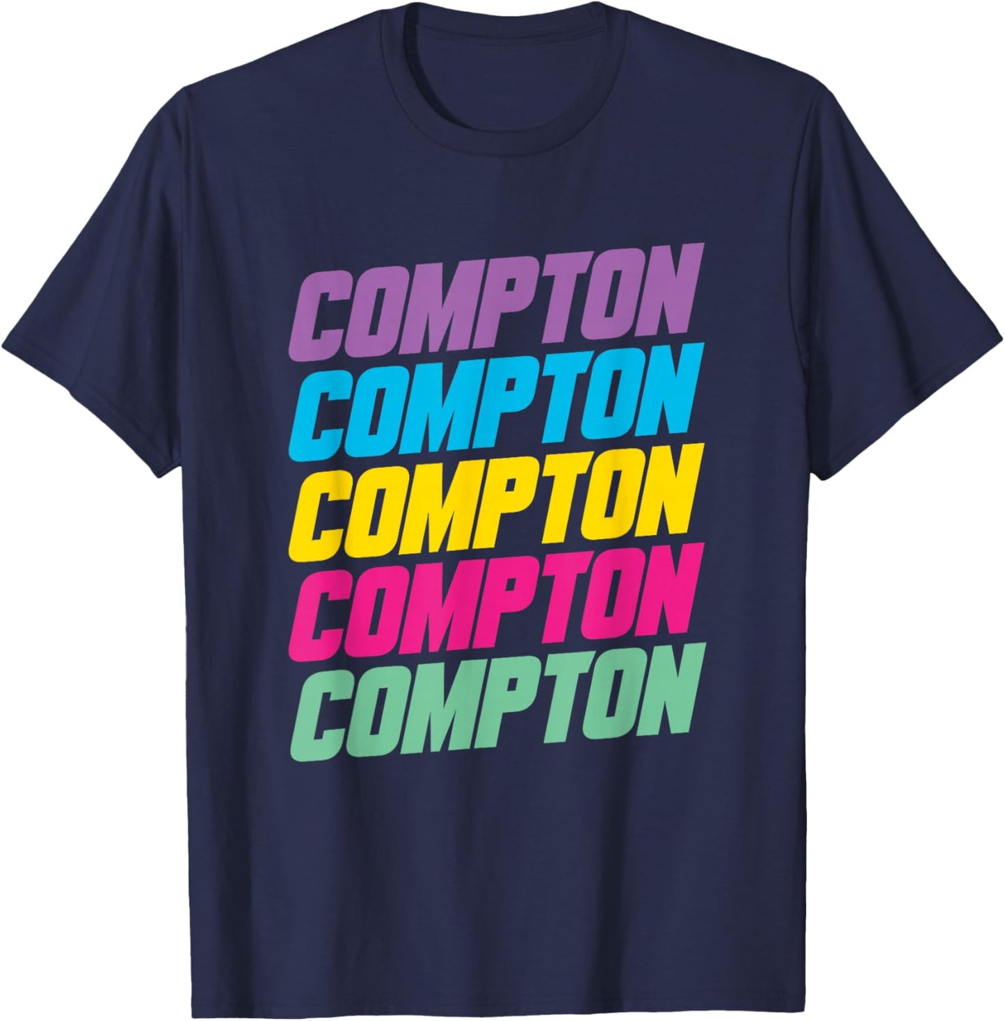 Compton T-Shirt - T-Shirt | Navy