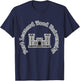 Army Corp of Engineers Badge - Fort Leonard Wood University T-Shirt - T-Shirt | Navy
