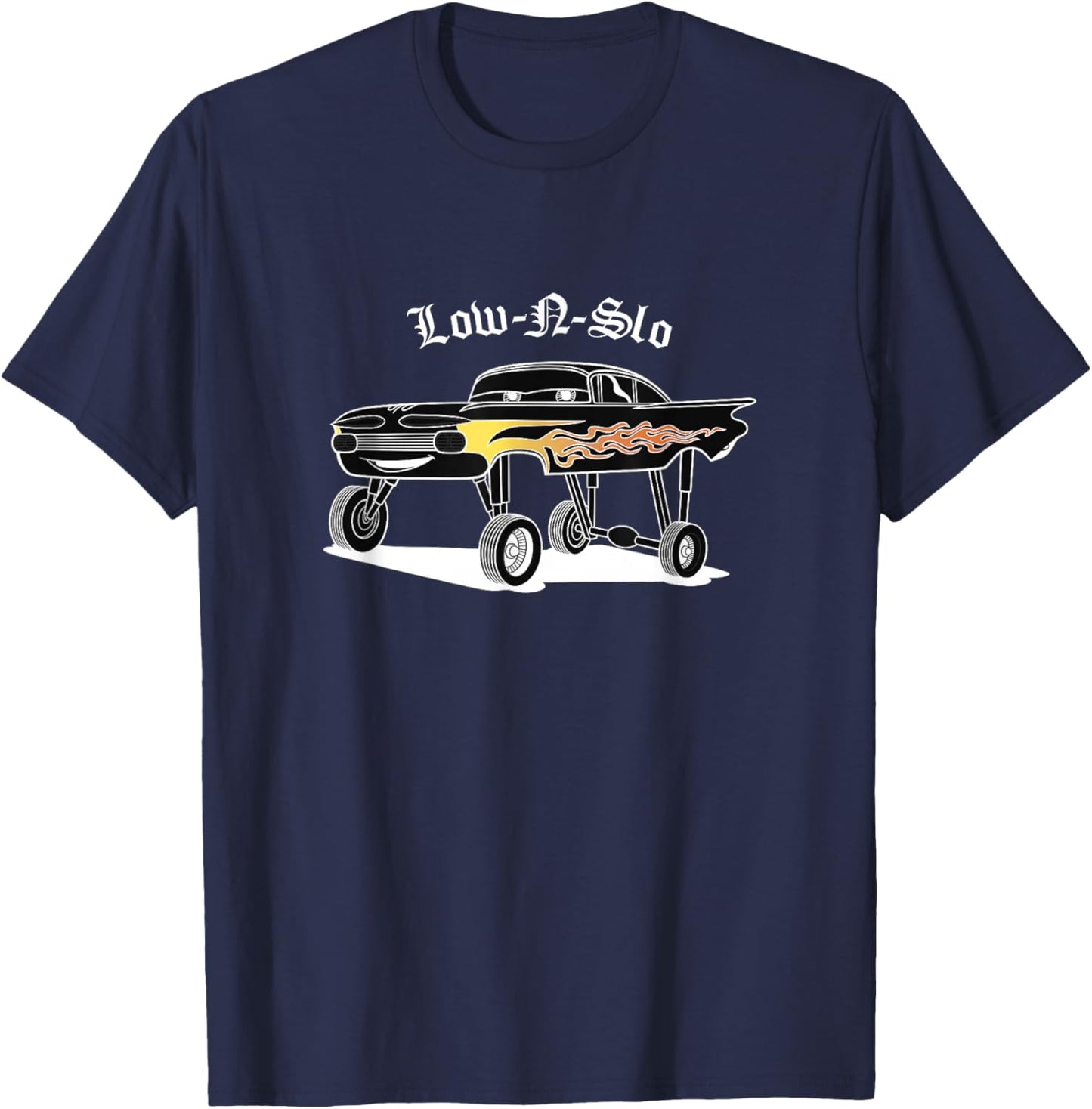 Disney Pixar Cars Low-N-Slo Lowrider Ramone Urban Style T-Shirt - T-Shirt | Navy