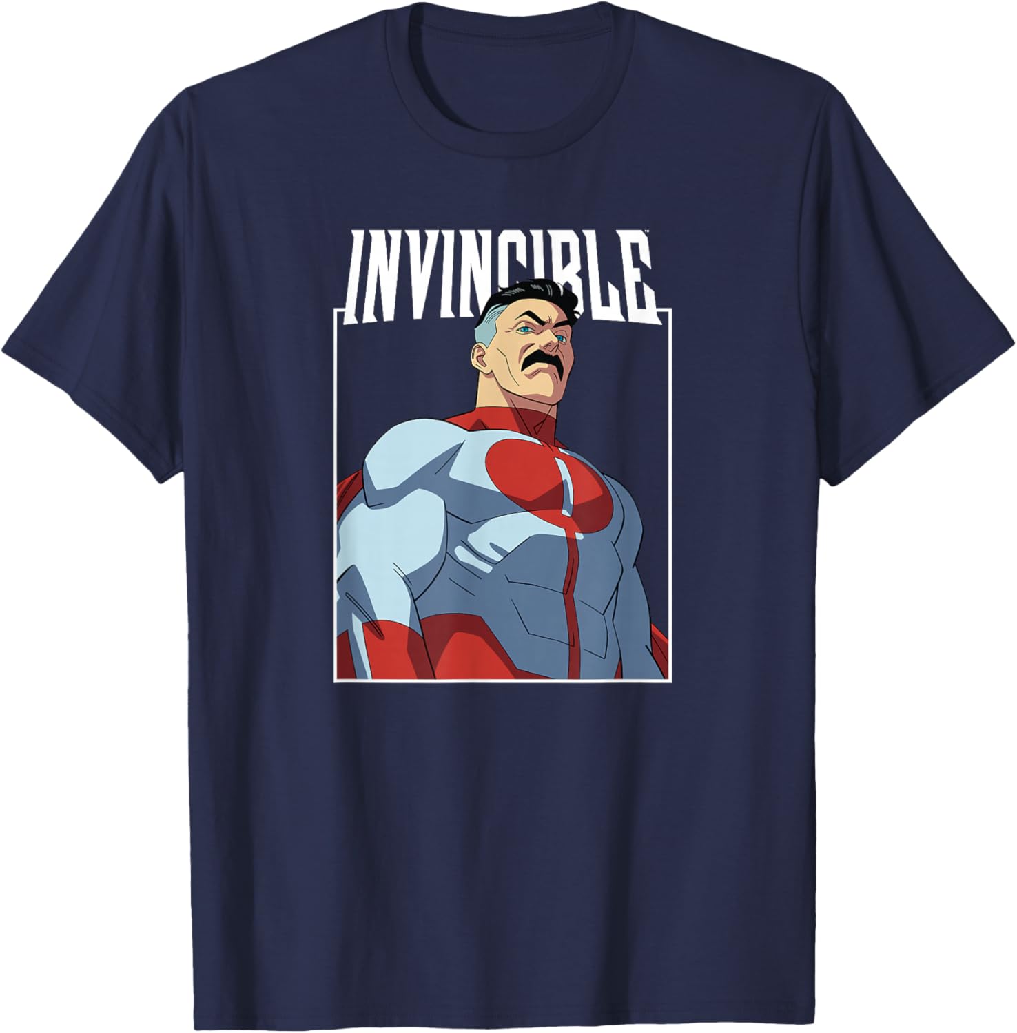 Invincible - Omni-Man Character Logo T-Shirt - T-Shirt | Navy