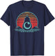 Avocado Fruit Retro Vintage 80s Style Gift T-Shirt - T-Shirt | Navy