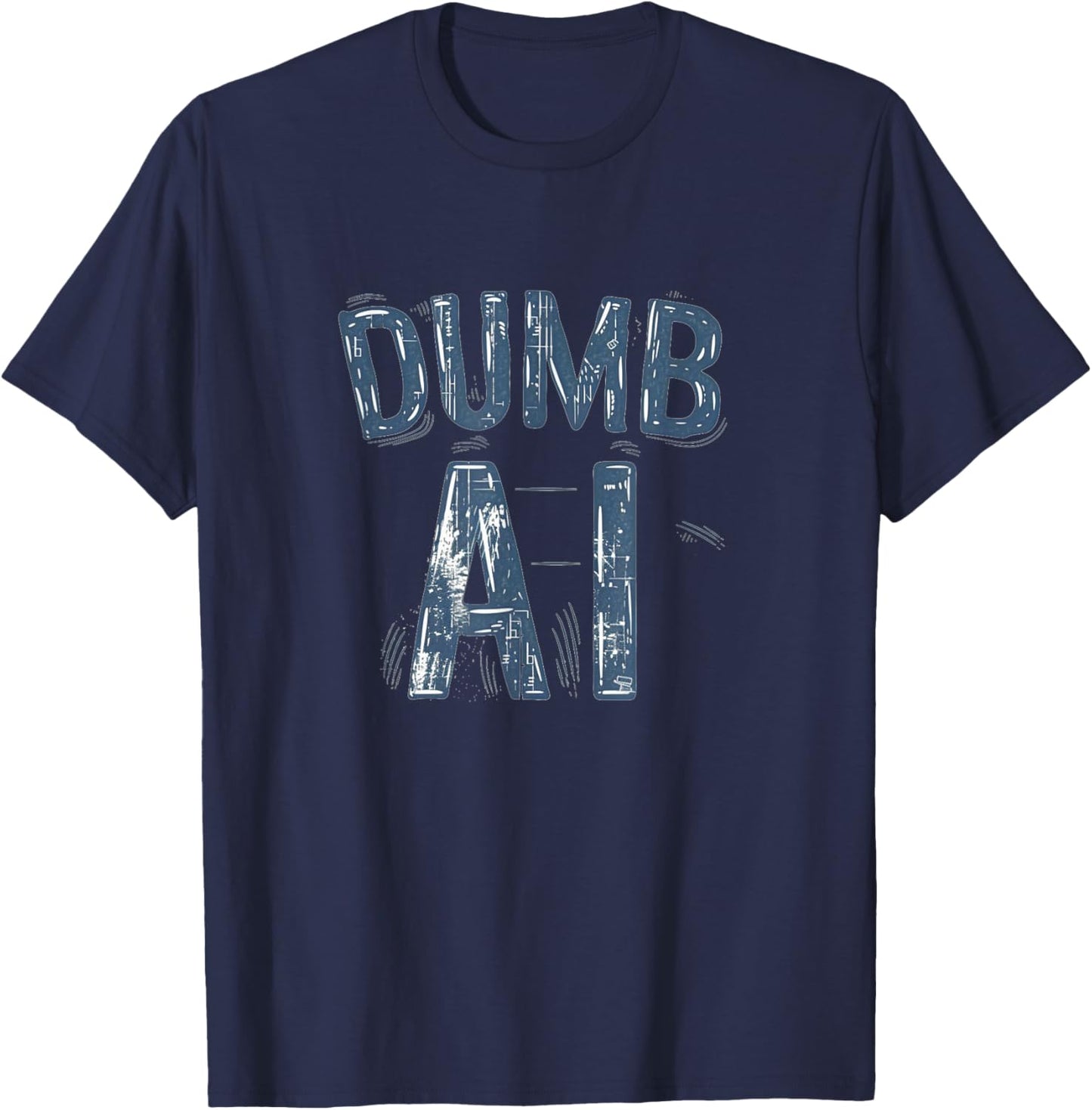 Dumb AI Logo Costume for Man and Woman T-Shirt - T-Shirt | Navy