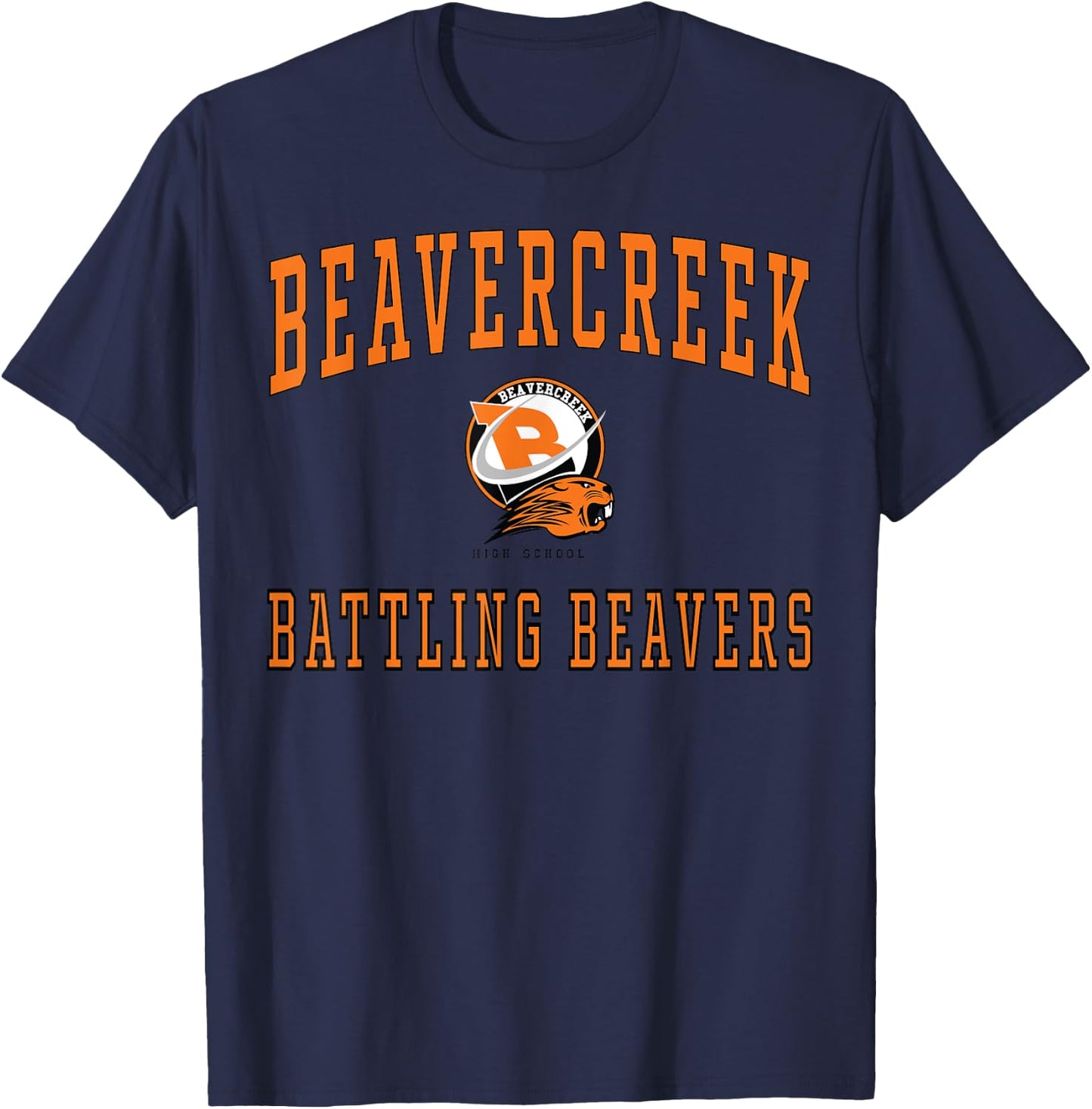 Beavercreek High School Beavers C1 T-Shirt - T-Shirt | Navy