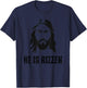 He Is Rizzen - Funny Jesus Christ Meme Christian Faith Love T-Shirt - T-Shirt | Navy