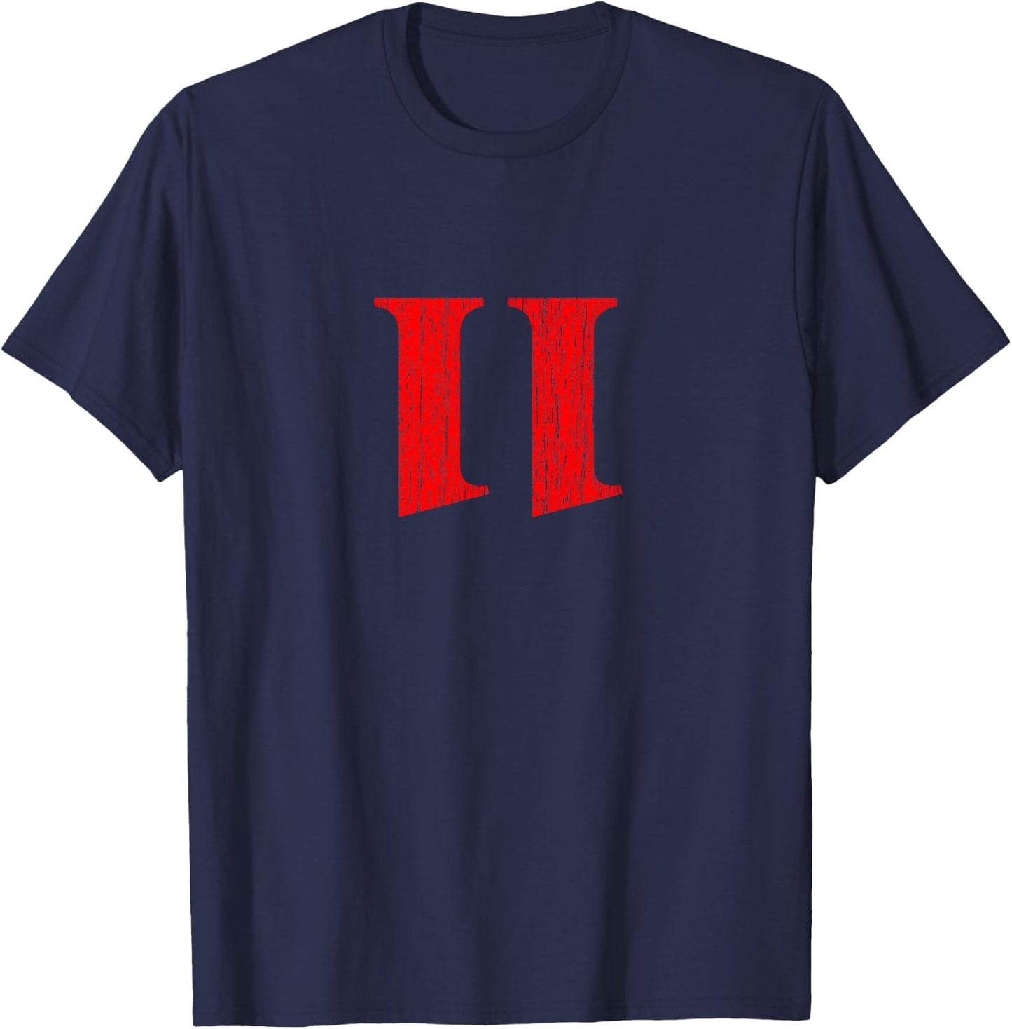 Upside Down Eleven Vintage Cosplay Gift T-Shirt - T-Shirt | Navy