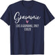 Grammie Like A Grandma Only Cooler Heart Mothers Day Grammie T-Shirt - T-Shirt | Navy