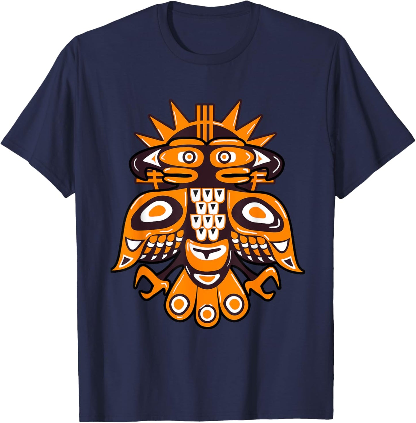 American Indian Native Thunderbird Indigenous Tribe T-Shirt - T-Shirt | Navy