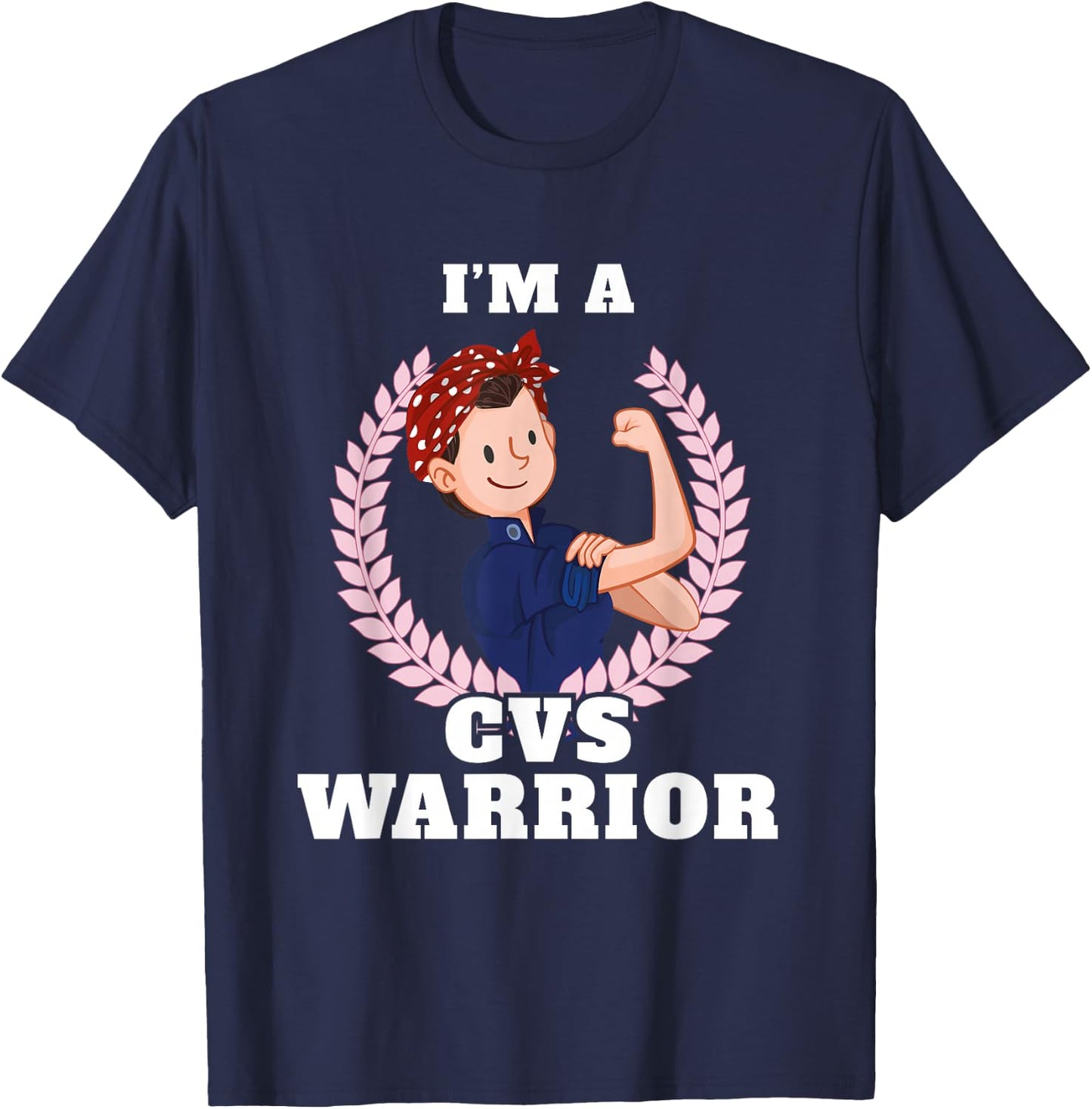 I'm a CVS Warrior Cyclic Vomiting Syndrome Awareness T-Shirt - T-Shirt | Navy