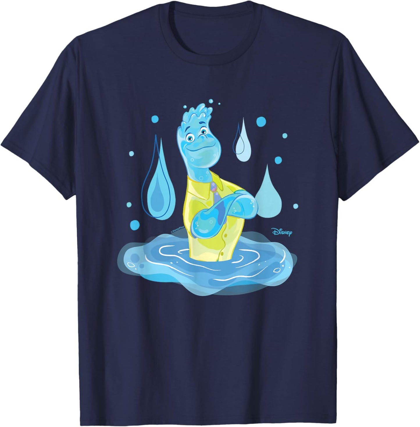 Elemental - Wade Ripple T-Shirt - T-Shirt | Navy