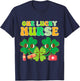 One Lucky Nurse Squad Scrubs Shamrock St Patrick's Day Women T-Shirt - T-Shirt | Navy
