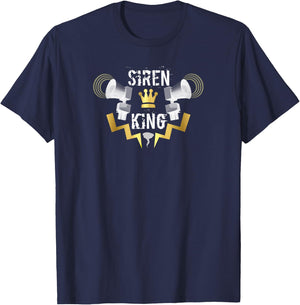 Tornado Siren King T-Shirt - T-Shirt | Navy