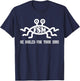 Fliegendes Spaghettimonster FSM Er hat für deine Sünden gekocht T-Shirt - T-Shirt | Navy