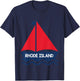 Rhode Island Sailing Boat Boys Girls Toddler T-Shirt - T-Shirt | Navy