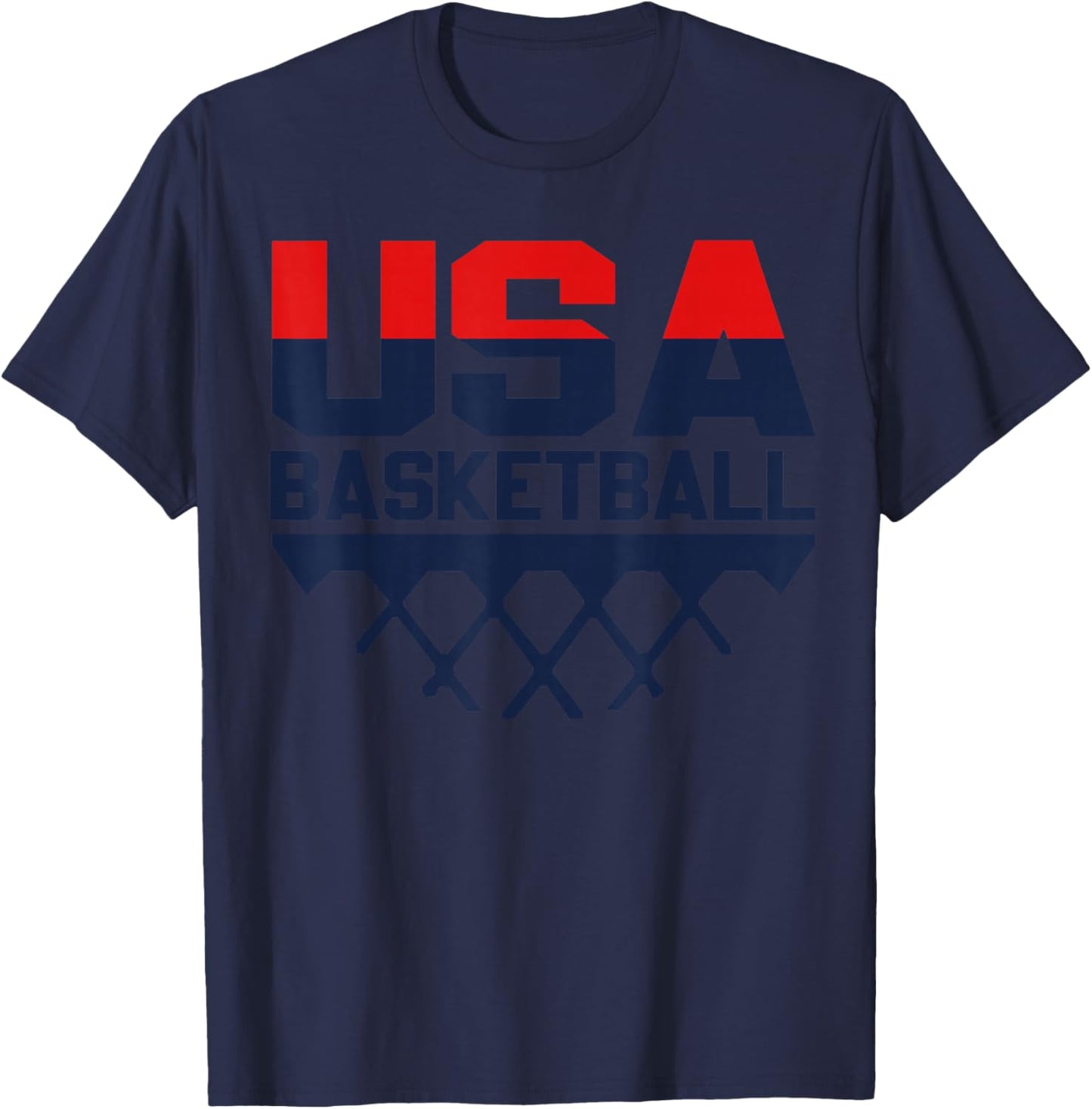 USA Team Sports Basketball T-Shirt - T-Shirt | Navy