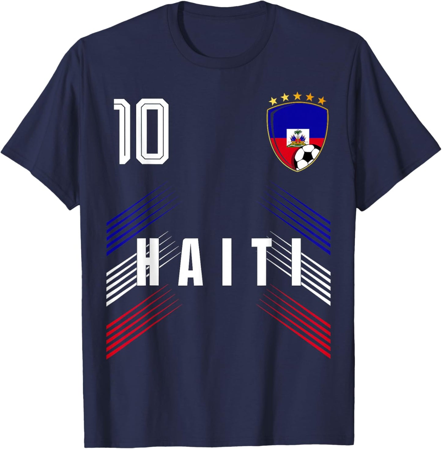 Haiti Flag Haitian Pride Lovers T-Shirt - T-Shirt | Navy
