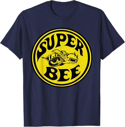 Retro Vintage Gas Station Super Bee Motor Oil Car Garage T-Shirt - T-Shirt | Navy