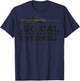 Barrett 50 Cal Gun Love 2nd Amendment Adult Pro Gun T-Shirt - T-Shirt | Navy