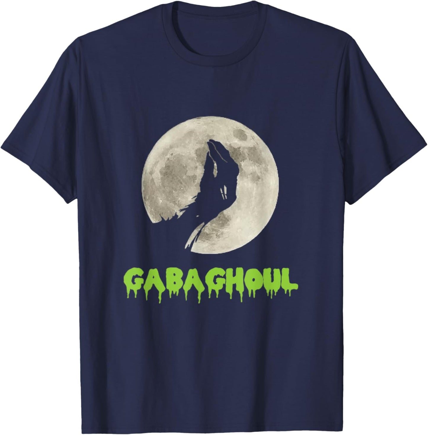 Gabaghoul Halloween Spooky T-Shirt - T-Shirt | Navy