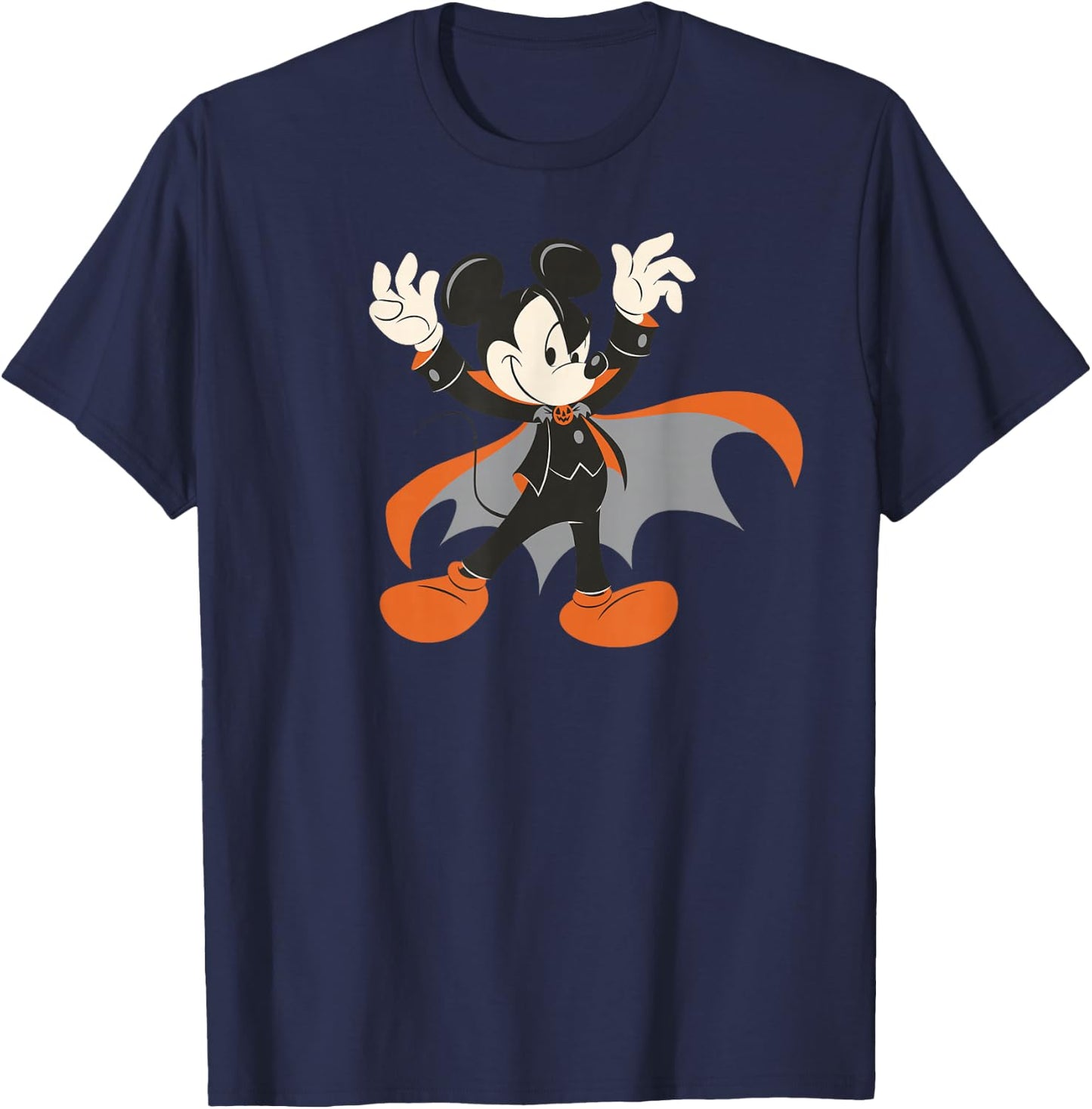 Disney Halloween Mickey Mouse Magic Art T-Shirt - T-Shirt | Navy