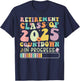 Retirement Class of 2025 Countdown in Progress T-Shirt - T-Shirt | Navy
