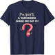 I'M SORRY A TAPEWORM MADE ME EAT IT diet humor T-Shirt - T-Shirt | Navy
