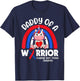 Daddy Of A Heart Warrior CHD Awareness Week Clothing Gift T-Shirt - T-Shirt | Navy