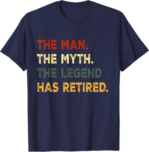 Retirement Retro Vintage Style Men The Legend Has Retired