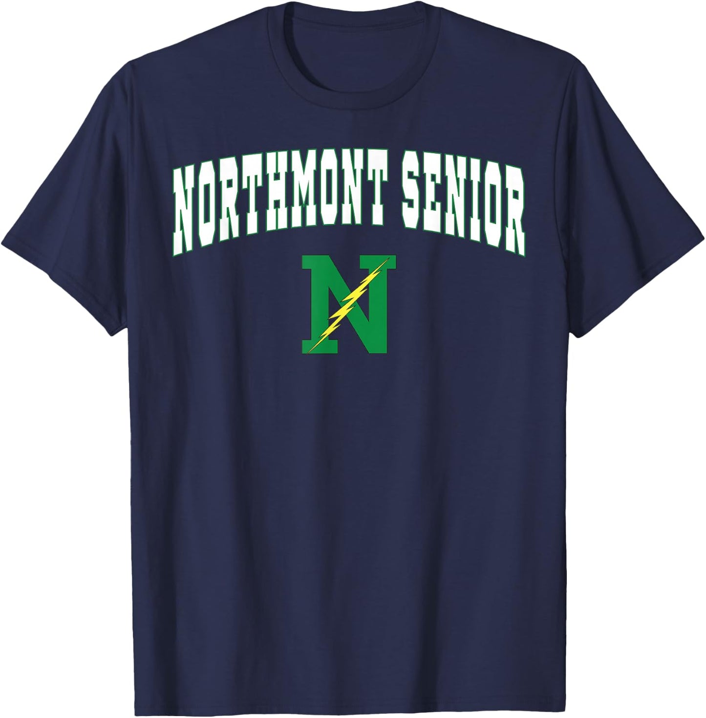 Northmont High School Thunderbolts C2 T-Shirt - T-Shirt | Navy