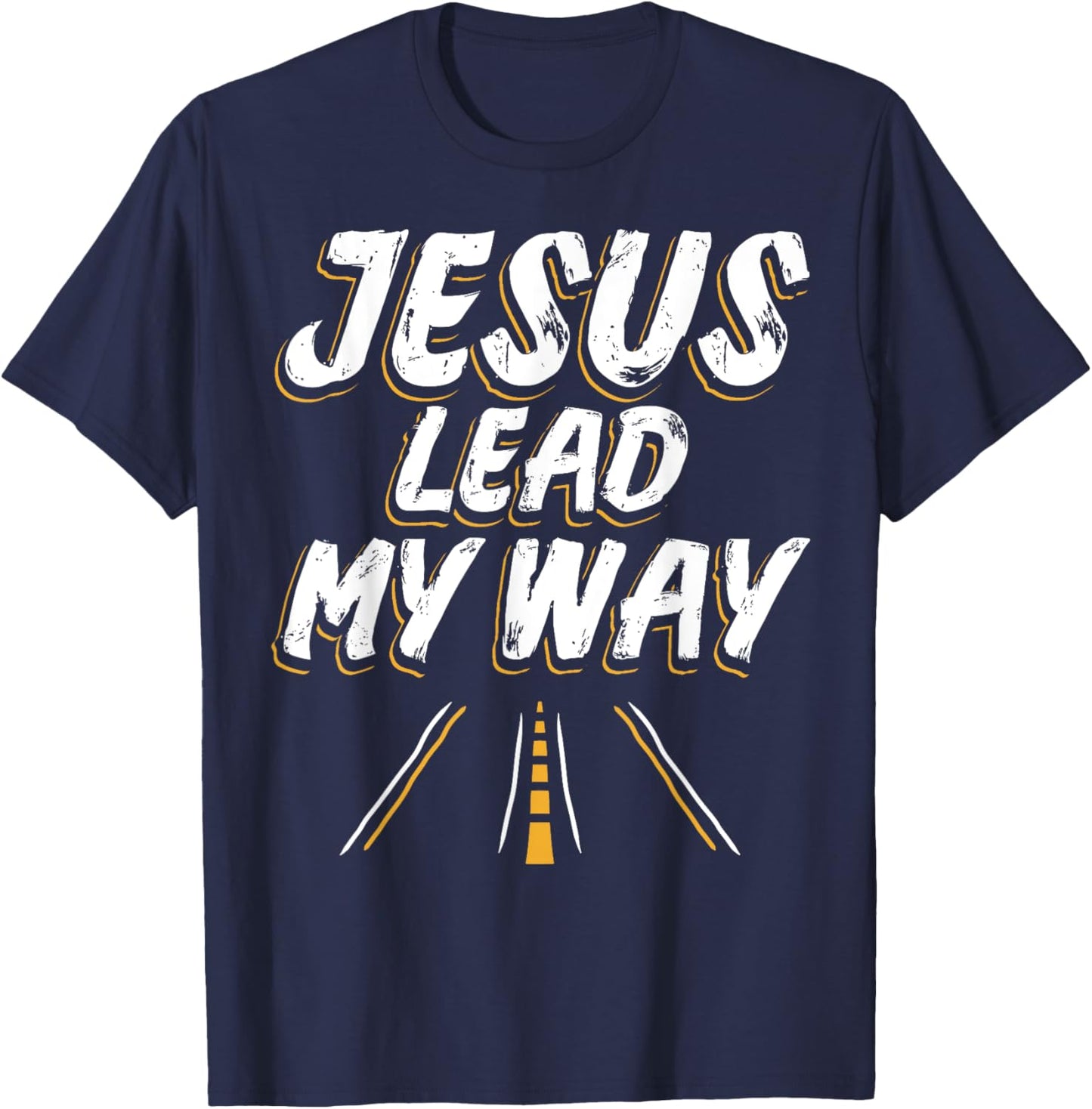 Jesus God Christian T-Shirt - T-Shirt | Navy