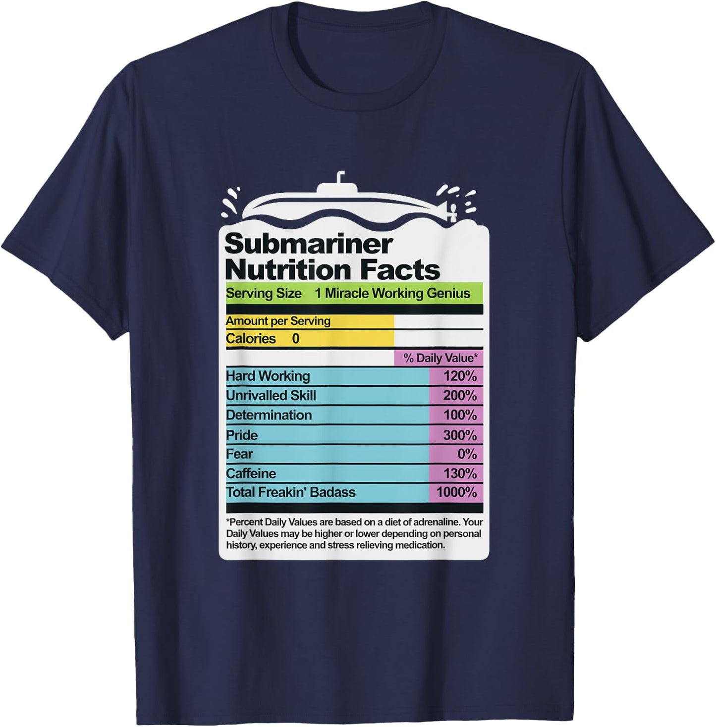Funny US Military Submarine Gift a Veteran T-Shirt - T-Shirt | Navy