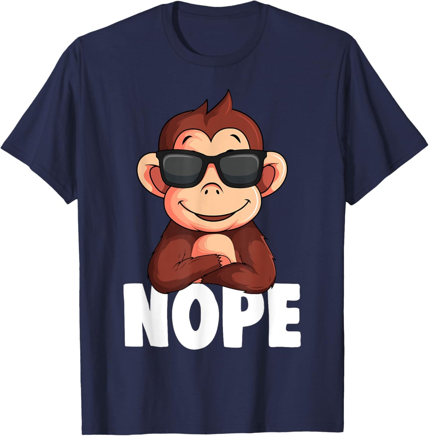 Monkey Boys Girls Kids Women T-Shirt - T-Shirt | Navy