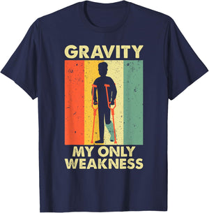Funny Broken Leg Art Women Ankle Knee Foot Surgery T-Shirt - T-Shirt | Navy