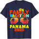 Panama Vacation Family Vacation 2025 Family Trip Matching T-Shirt - T-Shirt | Navy