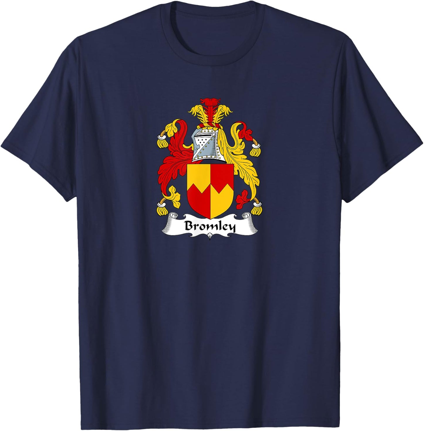 Bromley Coat of Arms - Family Crest Shirt T-Shirt - T-Shirt | Navy