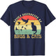 Retro Pet Cat Birds Lover Easily Distracted By Birds & Cats Women Girls Kids T-Shirt - T-Shirt | Navy