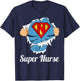 Super Nurse Superpower T-Shirt - T-Shirt | Navy