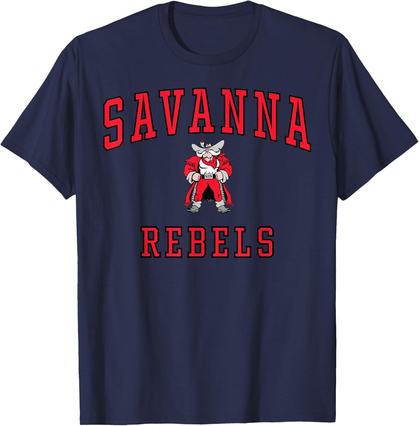 Savanna High School Rebels C1 T-Shirt - T-Shirt | Navy
