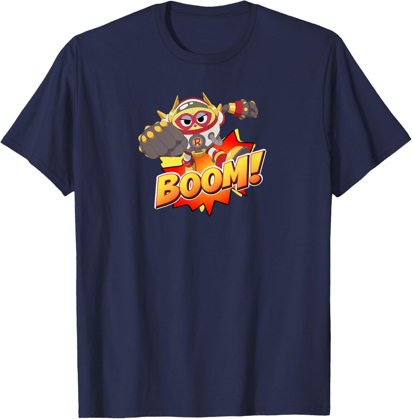 Ryan's World the Movie mEGGabot BOOM! T-Shirt - T-Shirt | Navy