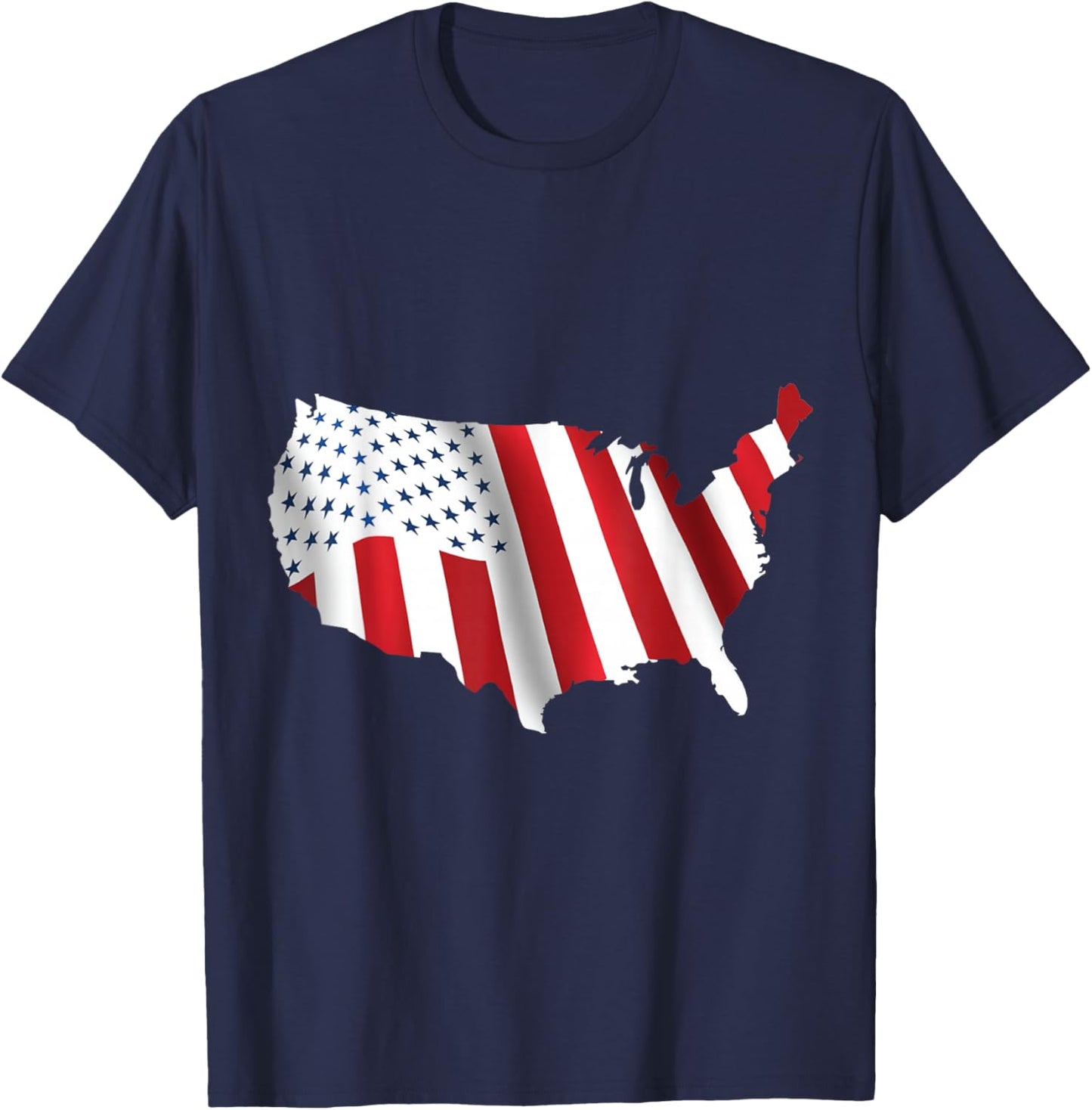USA Civil Peace Flag T-Shirt - T-Shirt | Navy
