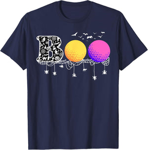 Boo Golf Funny Halloween Golfing Sports Lover T-Shirt - T-Shirt | Navy