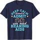Audiologist Audiology Squad Staff Funny Hearing Aids Quote T-Shirt - T-Shirt | Navy