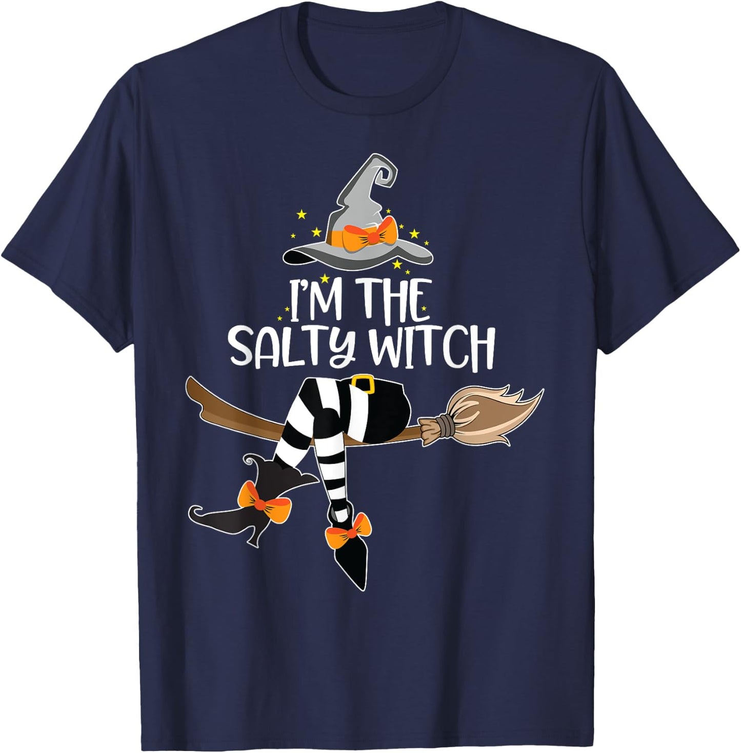 Im the Salty Witch Halloween Matching Group Costume T-Shirt - T-Shirt | Navy