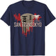 Disney Big Hero 6 San Fransokyo Skyline Silhouette T-Shirt - T-Shirt | Navy